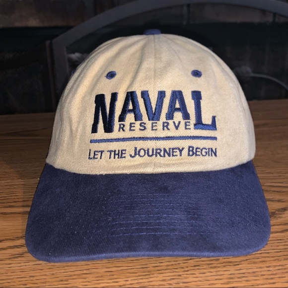 Vintage Naval Reserve Military Snapback Hat - Picture 1 of 5